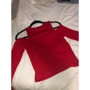 Zara open shoulder top